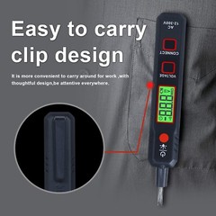 HT89 Voltage Electric Tester Volt Detector Test Pen AC DC 110-220V
