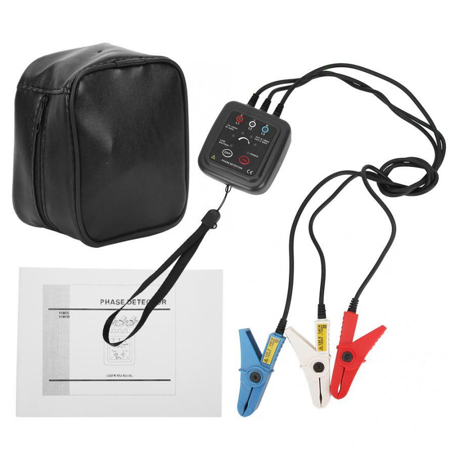 ETCR1000C Phase Rotation Sequence Indicator Phase Meter Detector 70-1000V New