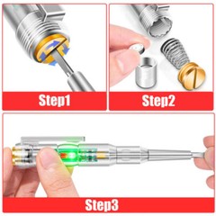 Intelligent Voltage Tester Pen Power Detector Pen Electric Screwdriver 70-250V