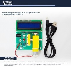 RPM Monitoring Device with LCD1602 and Hall Effect Sensor for Motor Control