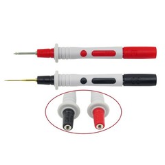 Dual P8003 Multimeter Probe Set Replaceable Gold Needle Tips for Testing Tasks