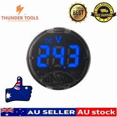 Thunder Tools 7-120VDC 0-120VDC Touching Control Voltage Meter with Low