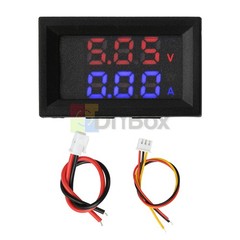 DC 4-30V 10A Voltmeter Ammeter LED Amp DC 0~100V Digital Volt Power Meter Gauge