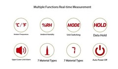 Moisture Content, Moisture, Humidity Measurement Wall Moisture Detector