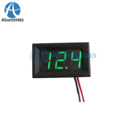 DC 5V-30V/120V AC 70-500V 2/3 Wires 0.56″ Red/Green/Blue LED Digital Voltmeter
