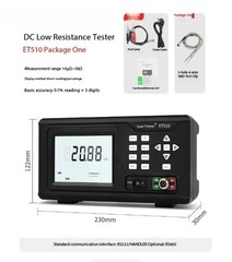 ET510 DC Low Resistance Tester Digital Milliohm High-Precision Microohmmeter