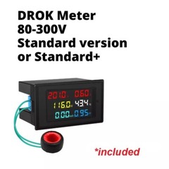 Drok Power Meter NEMA L6-30 (Assembled/Tested) 240V Mining Voltmeter Ampmeter *
