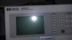HP 86060C Lightwave Switch S/N CA38240212 w/opt 001, 012, 052, 109, 204