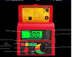 RCD Tester, Earth Leakage Circuit Breaker Tester, Circuit Earth Leakage Detector