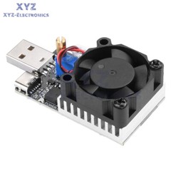USB Adjustable Constant Current Electronic Load Discharge Module Tester 3A 25W
