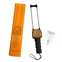 Hay and moisture meter portable with anti slip handle LCD no battery