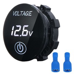 12V-24V Car Marine Motorcycle LED Digital Voltmeter Voltage Meter Battery Gauge