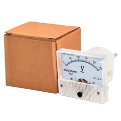 Voltage Meter, 85L1-250V, Rectangular, Plate Mount, AC 0-2…