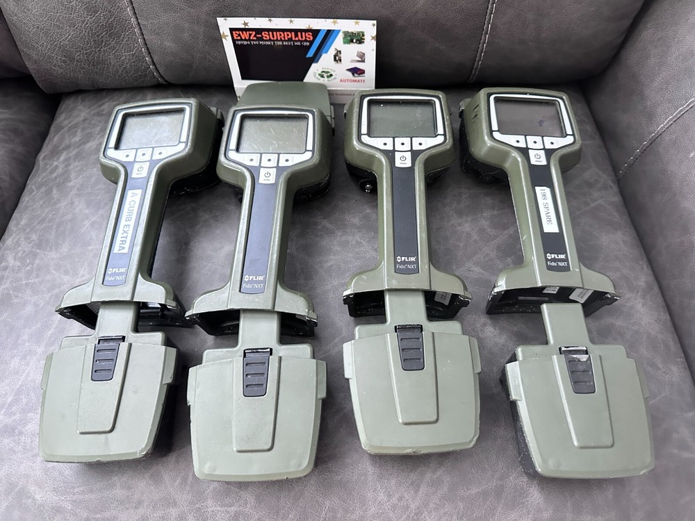 4 FLIR FIDO NXT PORTABLE TRACE DETECTOR ALL TURN ON FOR PARTS OR REPAIR READ #A1