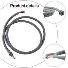 1pc 14AWG 2-Core Gray Sheathed Cable for Starlink For Mini DC Power Extension