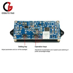 H52 Battery Capacity Indicator 12V-72V 3-20S Lead Acid Li-ion LiFePO4 Voltmeter