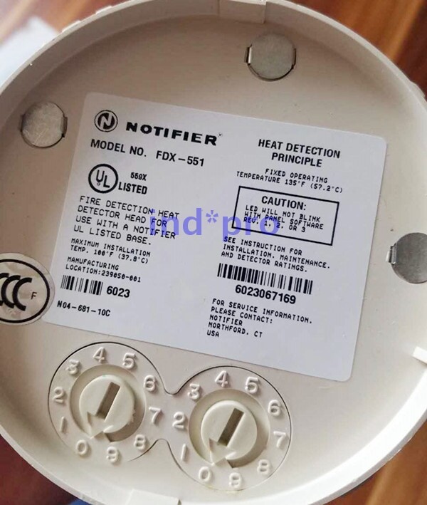 1PCS NEW FOR NOTIFIER Intelligent temperature FDX-551