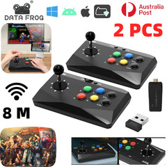 Data Frog 2X Game Consoles Wireless Retro Street Fighter Controller Joystick AU