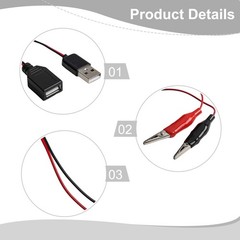 Power Cord 2x18AWG Wire Diameter High-Speed Output Current For Light Bulbs