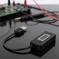 KCX017 USB Voltage Current Tester with LCD Display and Auto Data Save Function