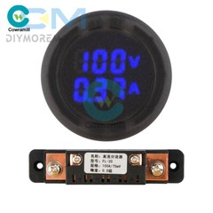 DC5-100V Digital Voltmeter LED Display Car Voltage Current Meter Panel 1-100A