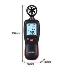Handheld WT82 Digital Anemometer for Precise Wind and Temperature Data