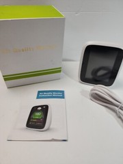 Air Quality Monitor Indoor, CO2 Detector, 6-in-1 Air Pollution Carbon Dioxide