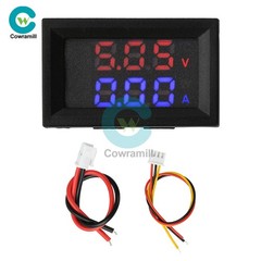 DC4-30V 10A 0.28″ LED Digital Voltmeter Ammeter Power Meter Range DC0~100V 0-10A