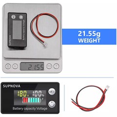 2x12v 24v 36v 48v 60v 72v Battery Monitor,Car Golf cart Battery Indicator Mete3c