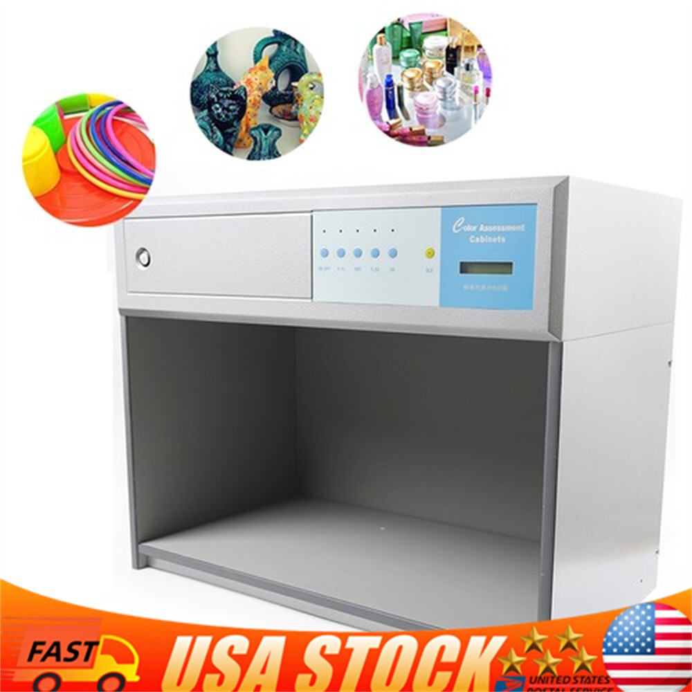 4 Color Lab Color Matching Light Box Booth for Accurate Color Assessment