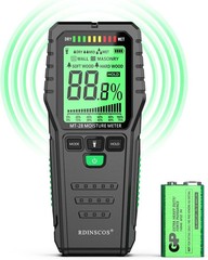 Pinless Wood Moisture Meters Drywall Mold Moisture Detector for Lumber Concr…