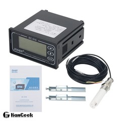 0-200ms/cm 10.0 Sensor Conductivity Meter W/ Relay 4-20mA EC Controller Tester