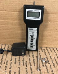 Extech 475040 Digital Force Gauge VGC W/AC-ADAPTER