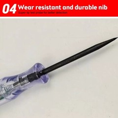 Digital Test Light Auto Car Circuit Tester Pen 24V 12V 6V DC Probe Fuse Tester