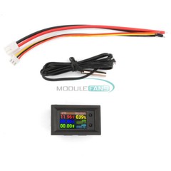 DC4-30V 10A 50A 100A Power Energy Meter Voltmeter Ammeter Watt Kwh temp Tester