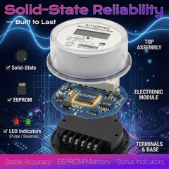 Digital Electric Sub Meters for Landlords, 120/240V CL200 Single Phase 3 Wire…