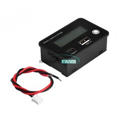 50Pcs DC Battery Capacity Voltage Indicator LCD Display Car Battery Level Meter