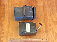 Vintage BAKELITE Megger Insulation Tester w Hand Crank & Case – James Biddle Co