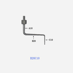 M2.5 Z Type Needle Point Contact Points for Depth Gauge Dial Indicators Tip