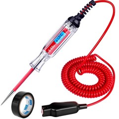 Heavy Duty 3-48V Backlit Digital LCD Circuit Tester Test Light with 140 Inch