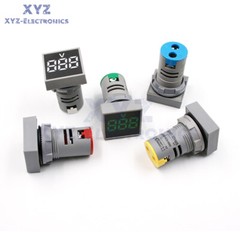 AC20-500V 22mm LED Light Panel Digital Voltage Volt Meter Display Voltmeter