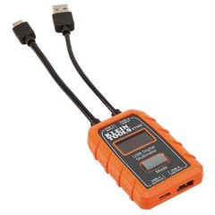 Klein Tools ET920 USB Power Meter, USB-A and USB-C Digital Meter for…