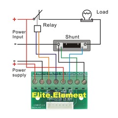 DC Programmable 0-90V 0-500A Voltage AMP Ah Power Combo Meter Battery Monitor
