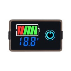 LED Digital Voltmeter Twowire DC8100V Battery Monitor for Voltage Measurement