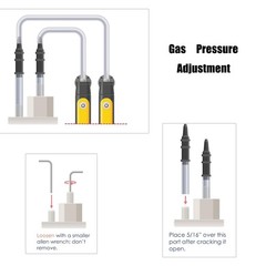 Static Pressure Probes Kit for HVAC,2xStatic Tubes with Magnet, 3 mm, Silver