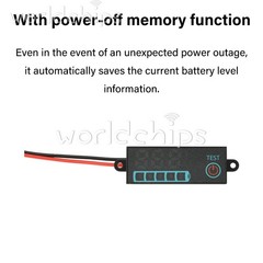 DC 7-55V LED Indicator Voltage Acid/Li-ion Universal Battery Charge Indicator