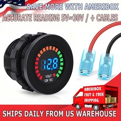 Waterproof CAR Battery Meter DC 12V Voltmeter LED Digital Display Voltage Gauge