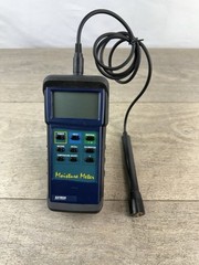 Extech 407777 Heavy Duty Moisture Meter Tested Working **READ**