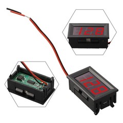 Compact and Efficient LED Display Voltmeter for DC Voltage Wide Voltage Range