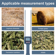 TK100H Portable Hay Moisture Meter – Precise Hay Moisture Tester with Probe for
